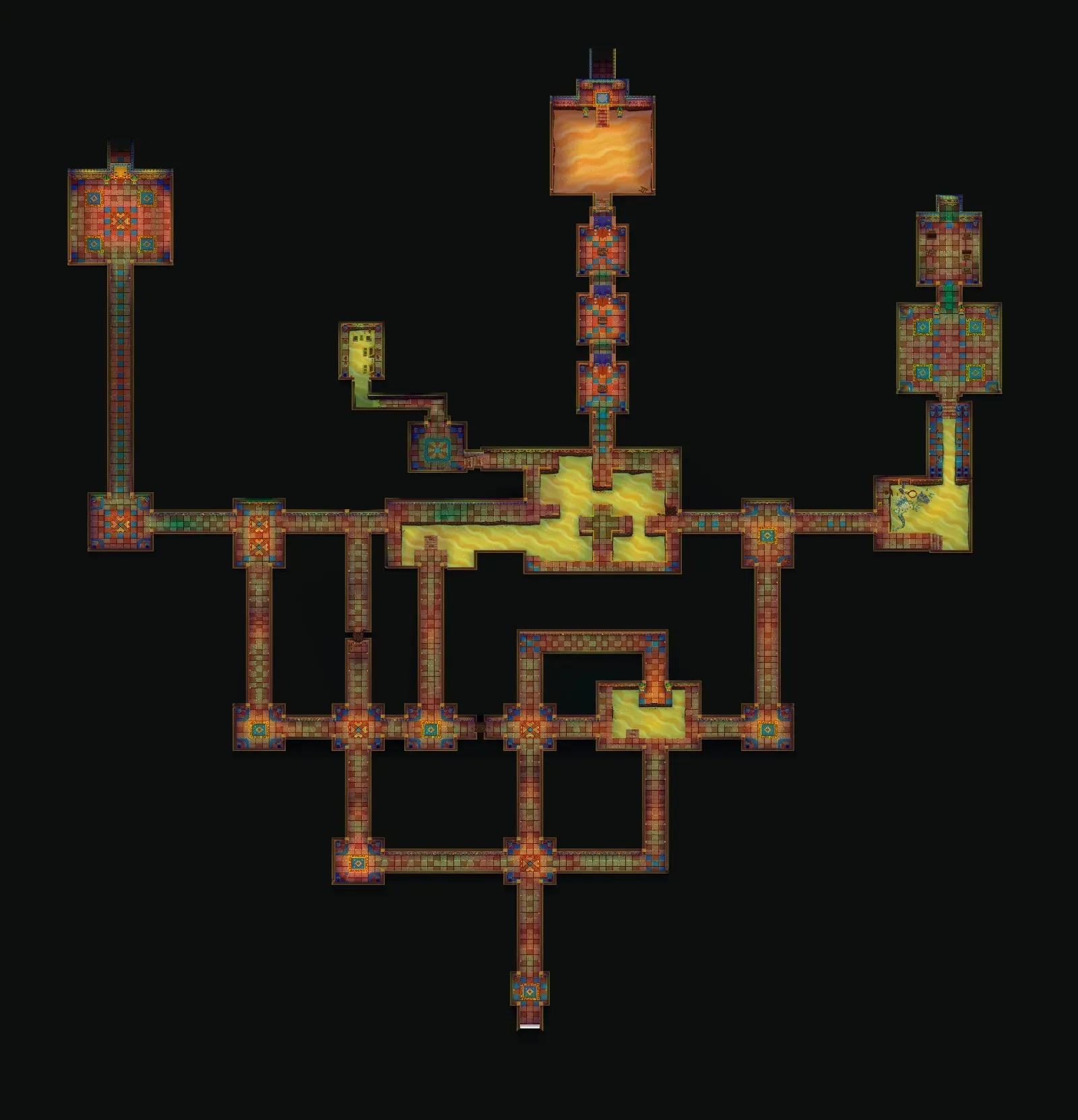 Ancient Ruins seen from above