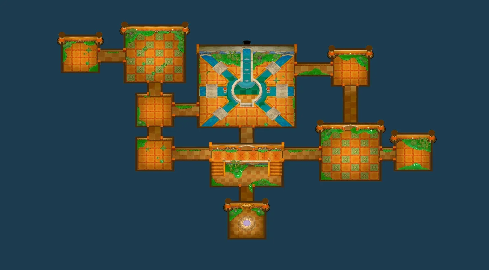 Ancient Tower - 1st Floor seen from above