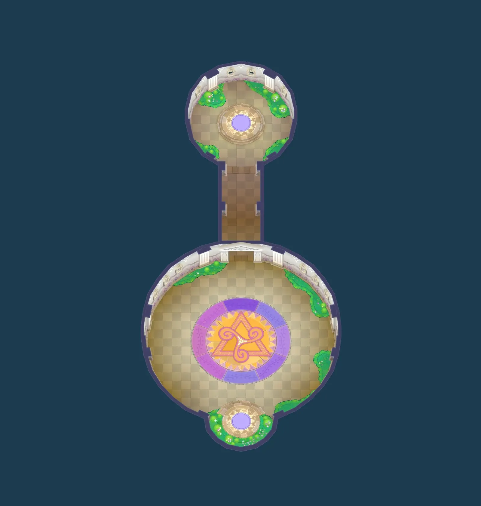 Trial of Darkness - 8th Floor seen from above