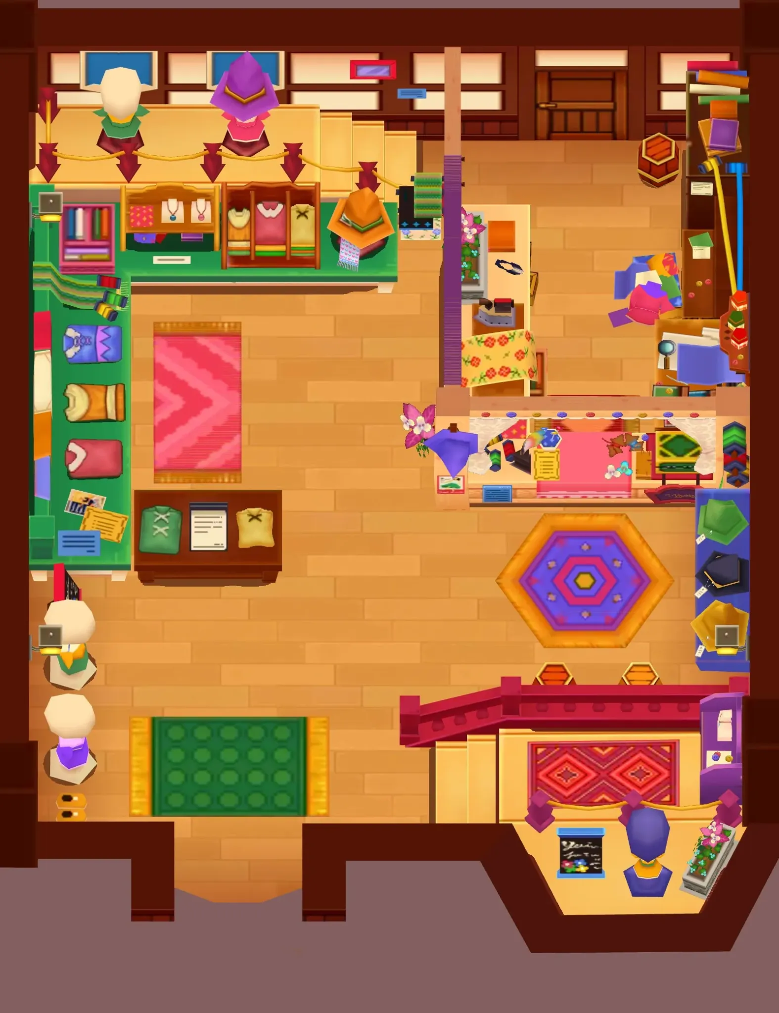 Castele Fashion Boutique seen from above