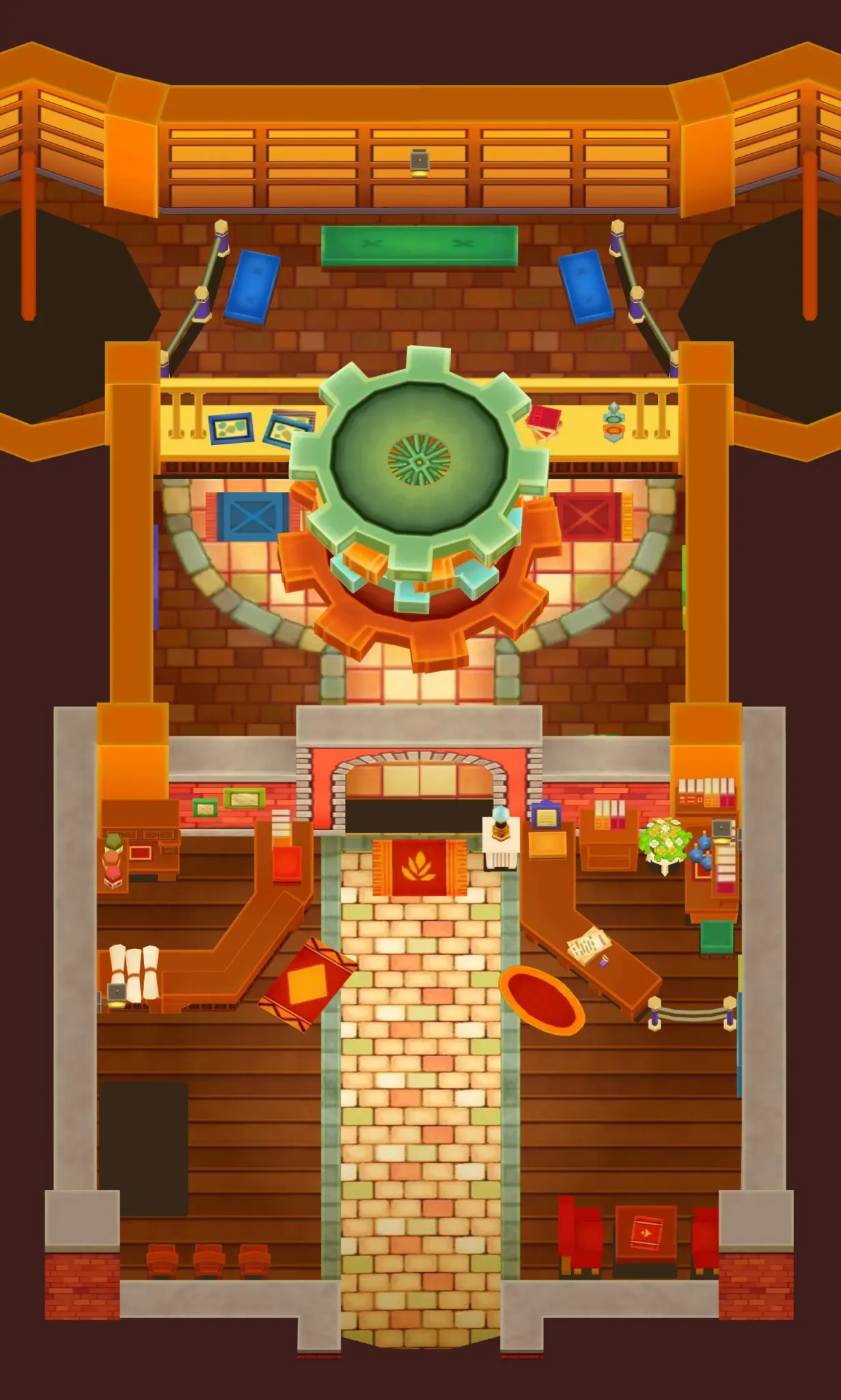 Castele Guild Office seen from above