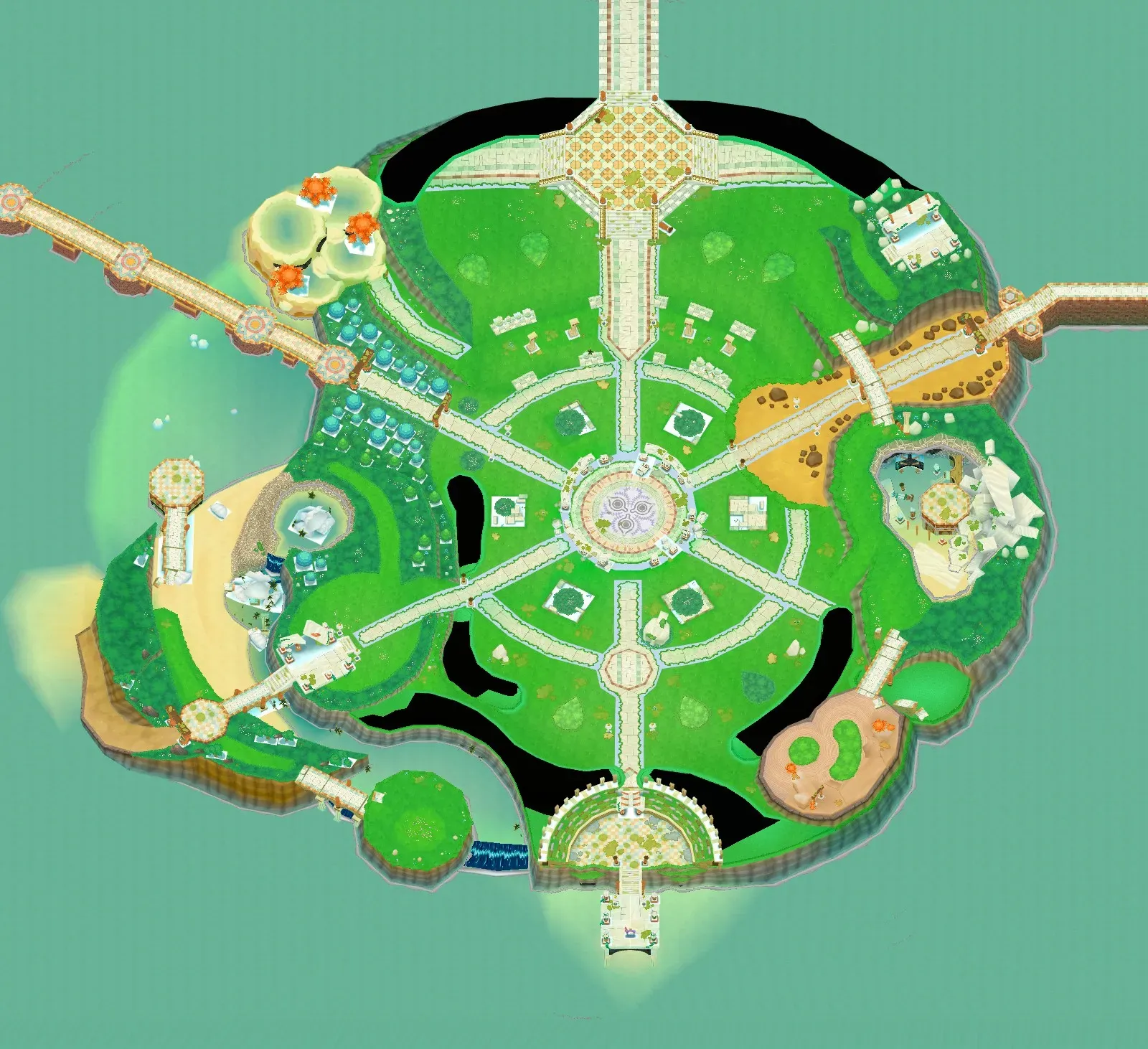Central Grassland seen from above