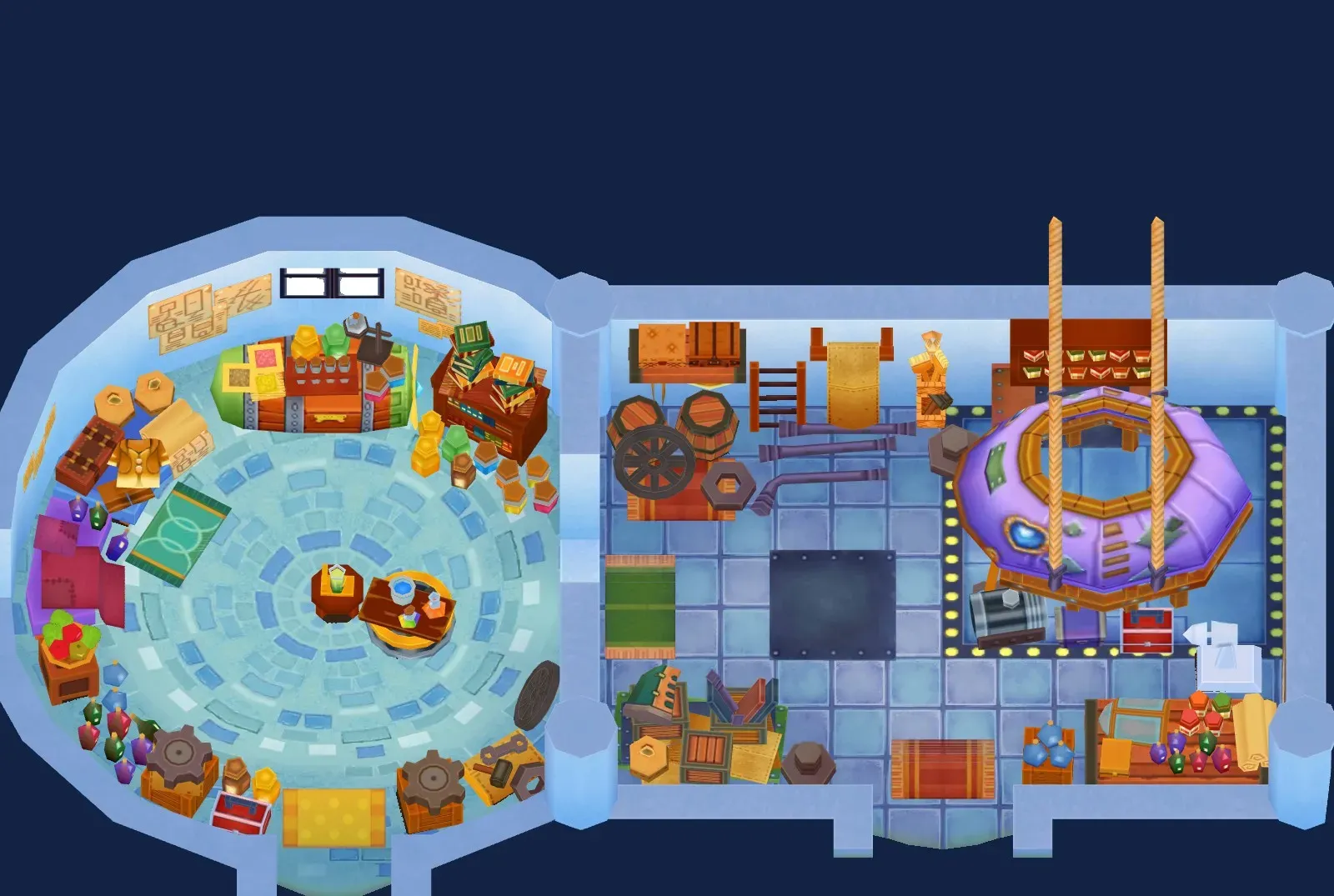 Crankshaft's Workshop seen from above