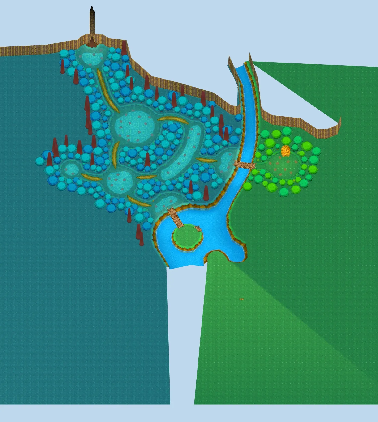 Deep Elderwood seen from above
