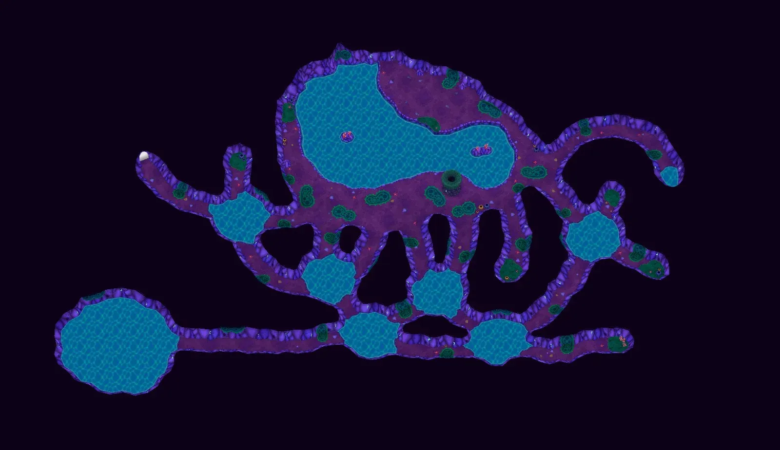 Deepsea Cave seen from above