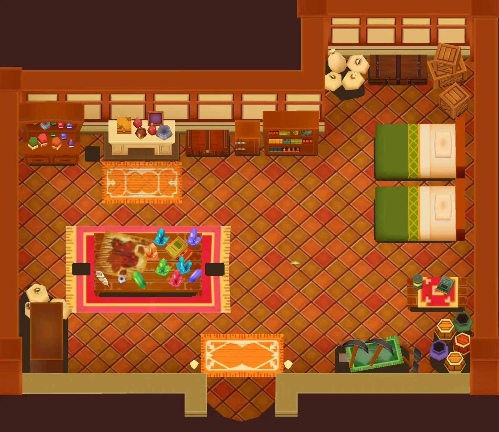 Duglas's House seen from above