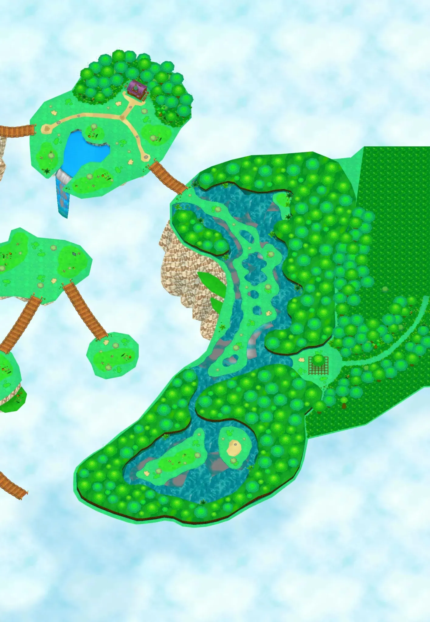 East Levitania seen from above