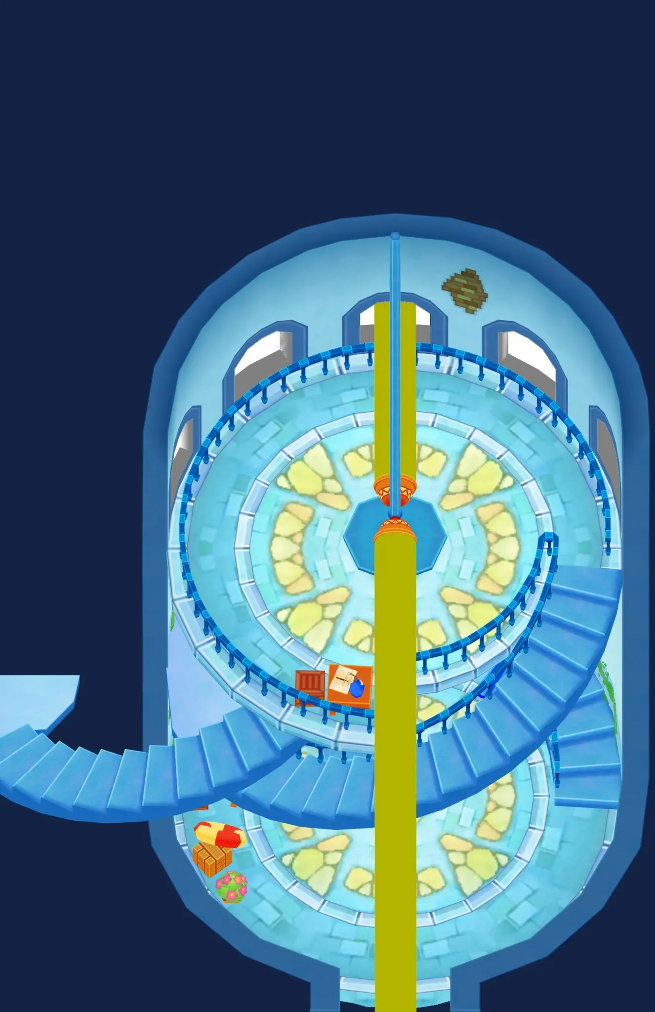 Elise's Lighthouse seen from above