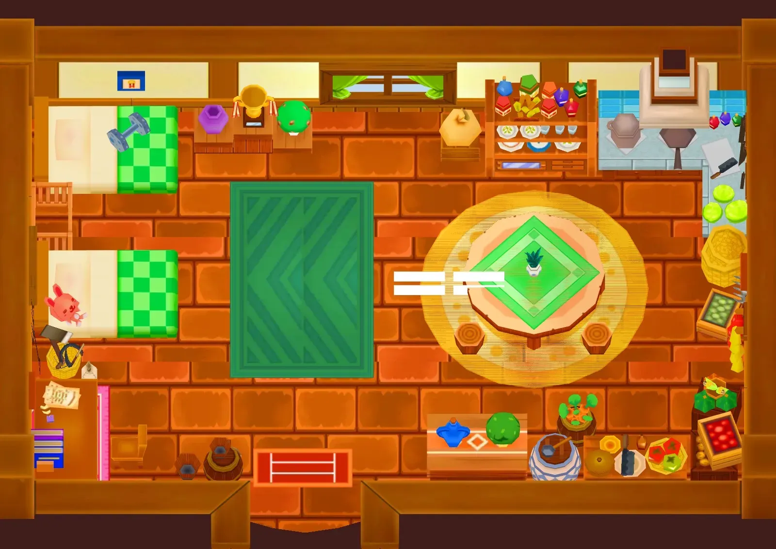 Farley and Jewel's House seen from above