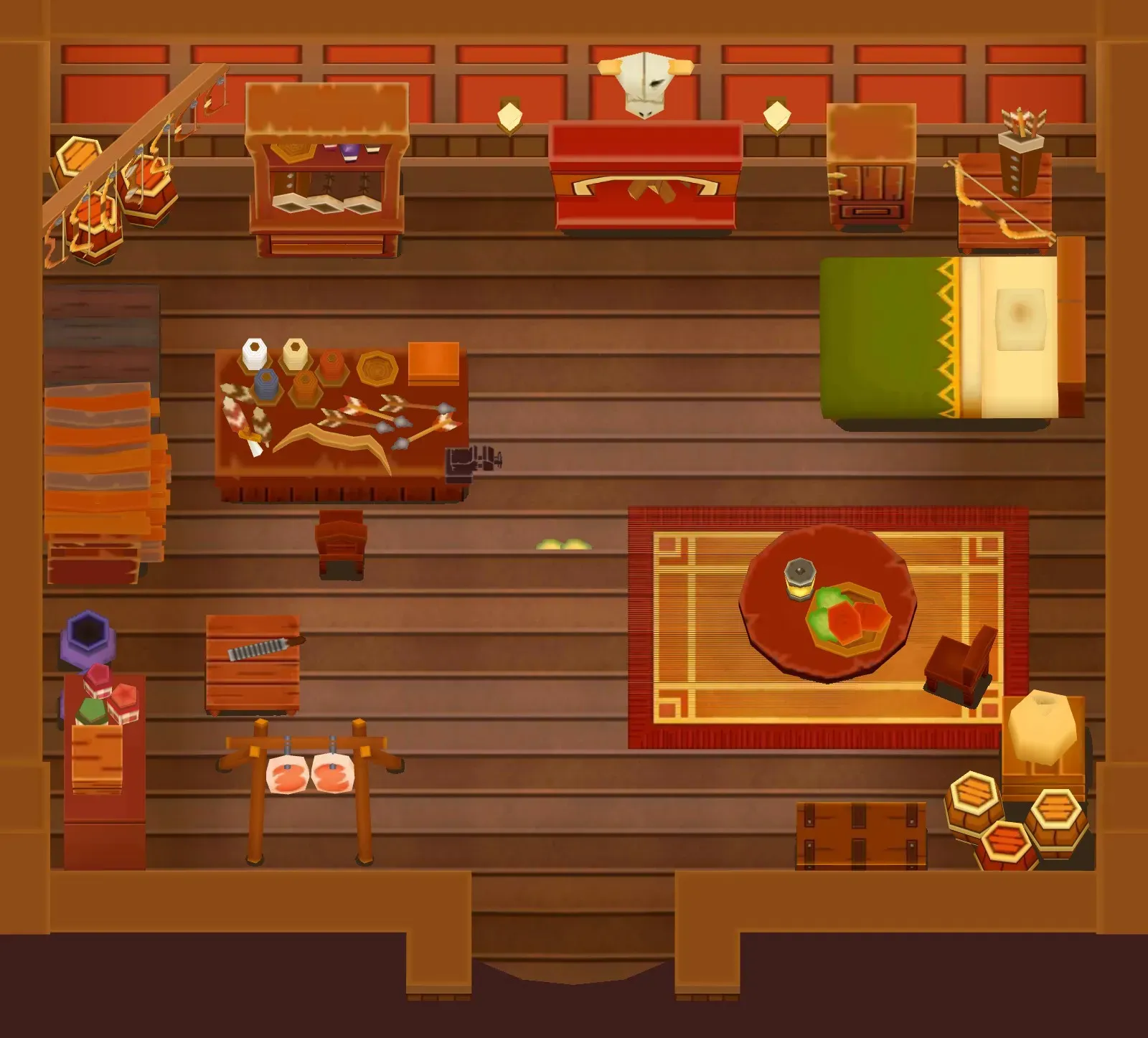 Fern's House seen from above
