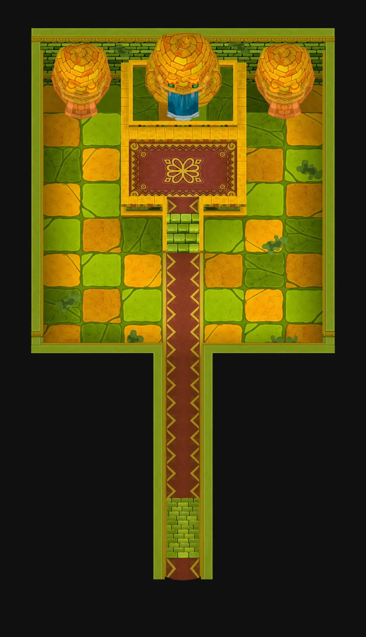 Fluffkin Vault seen from above
