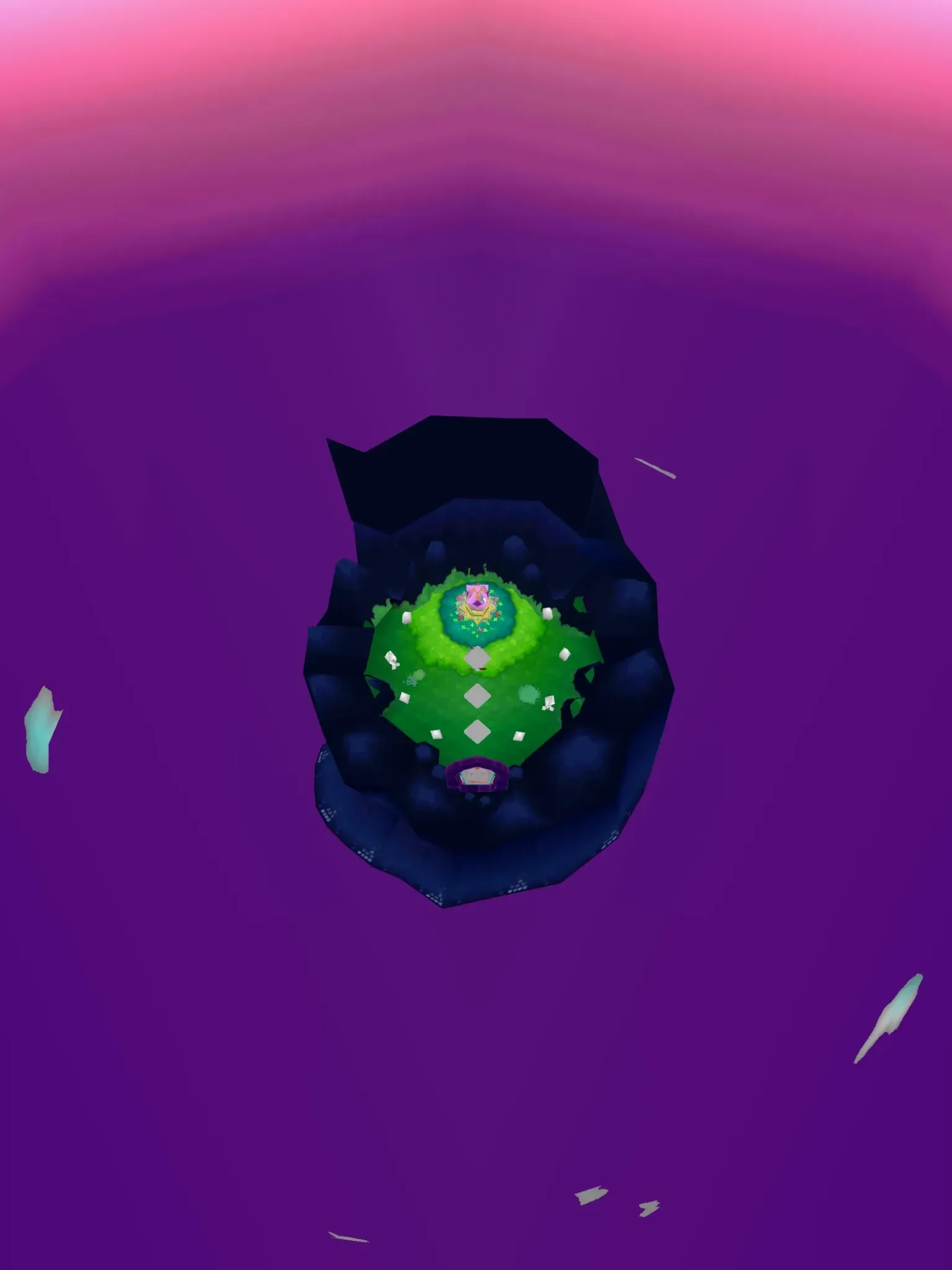 Garden of Shadows seen from above