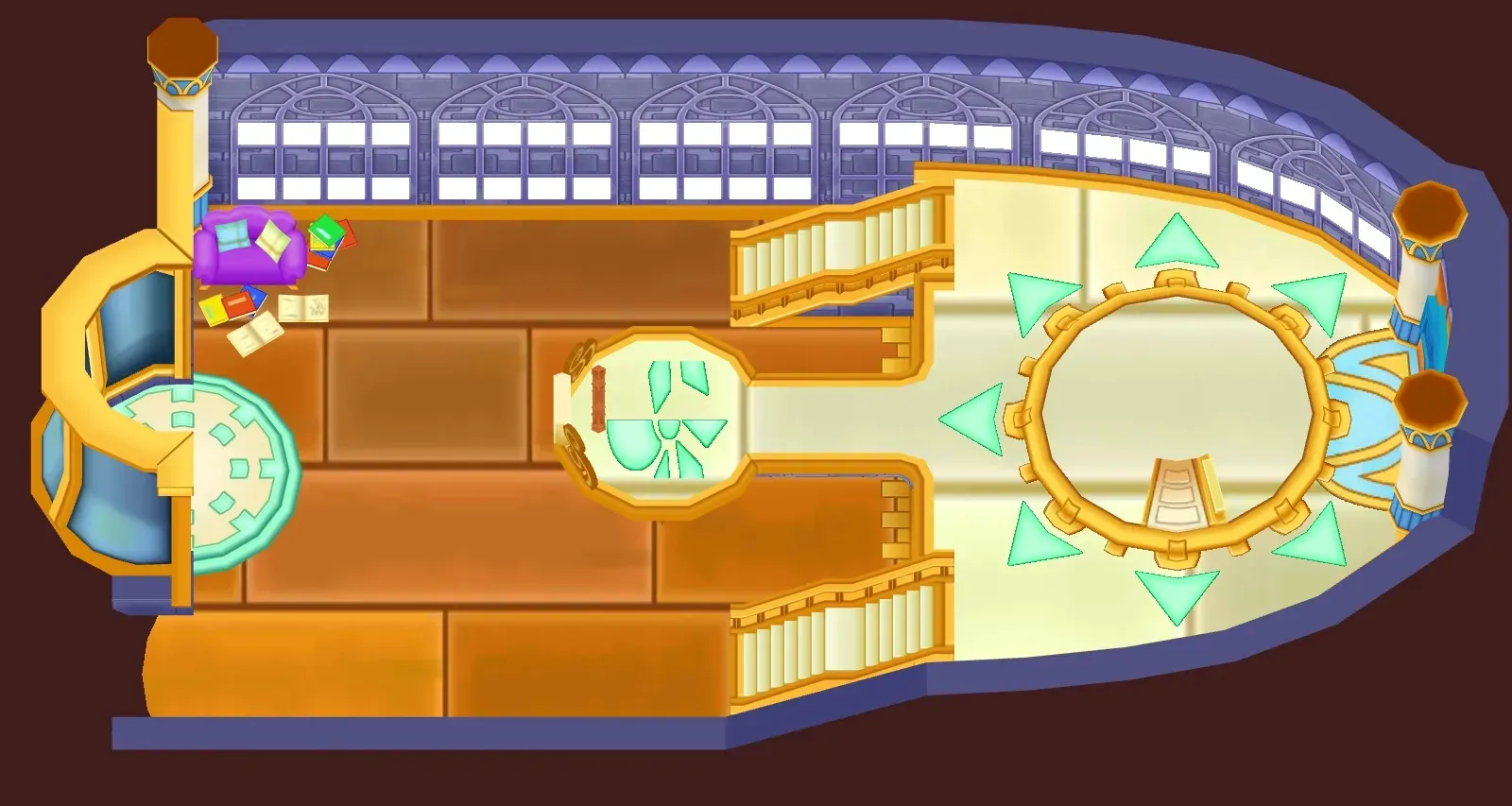 Goddess's Ship seen from above