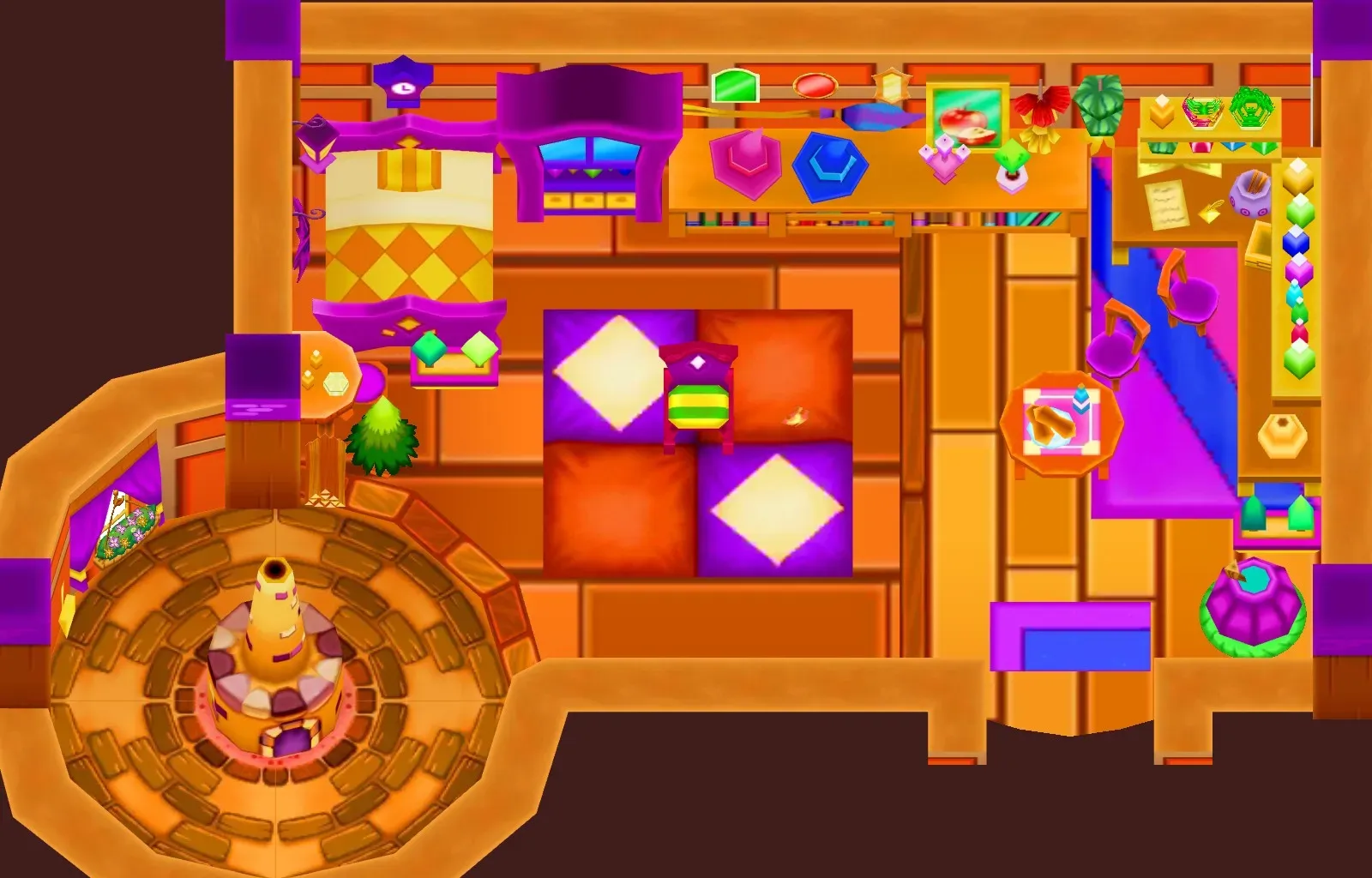 Hazel's House seen from above