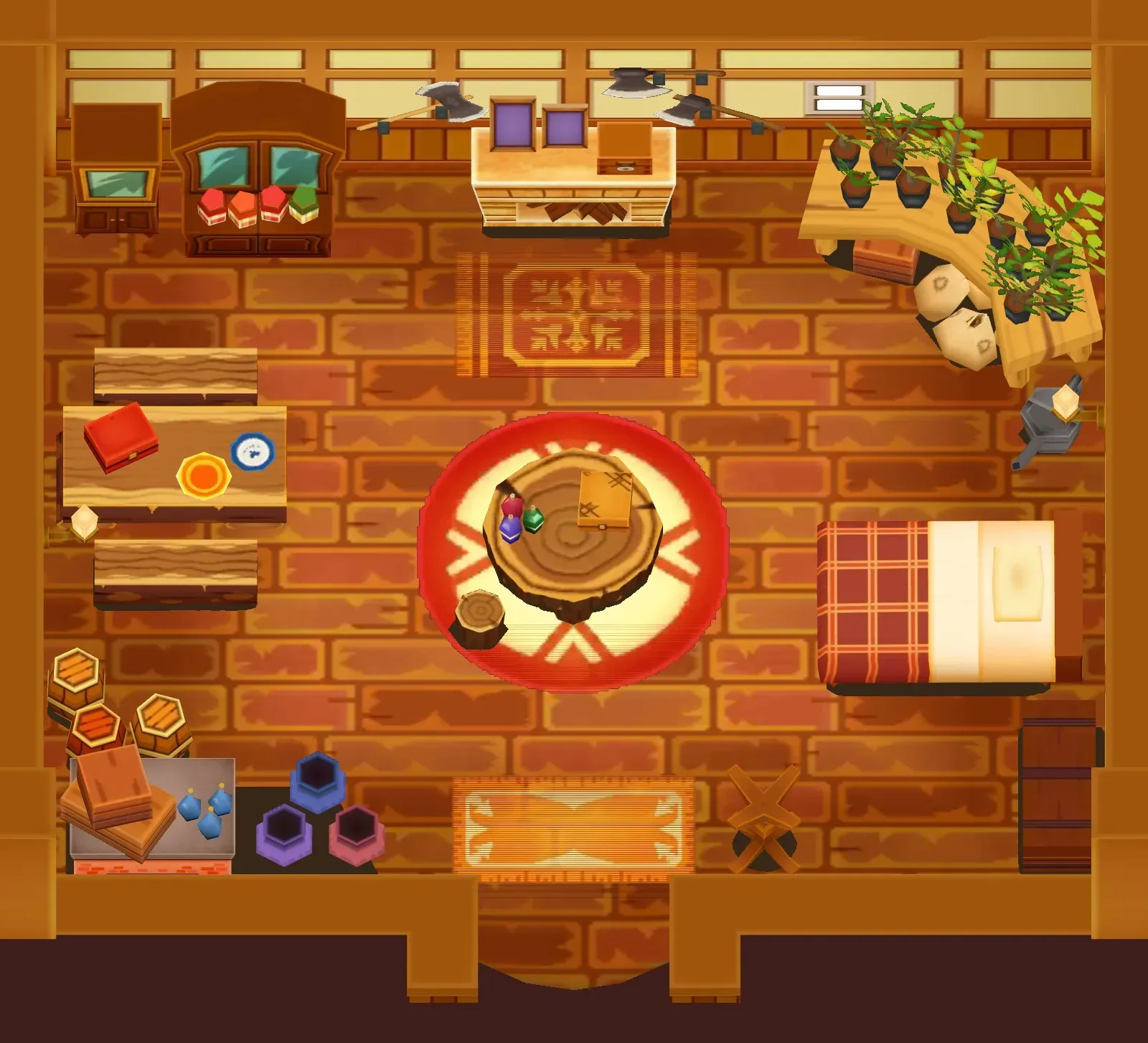 Heyho's House seen from above