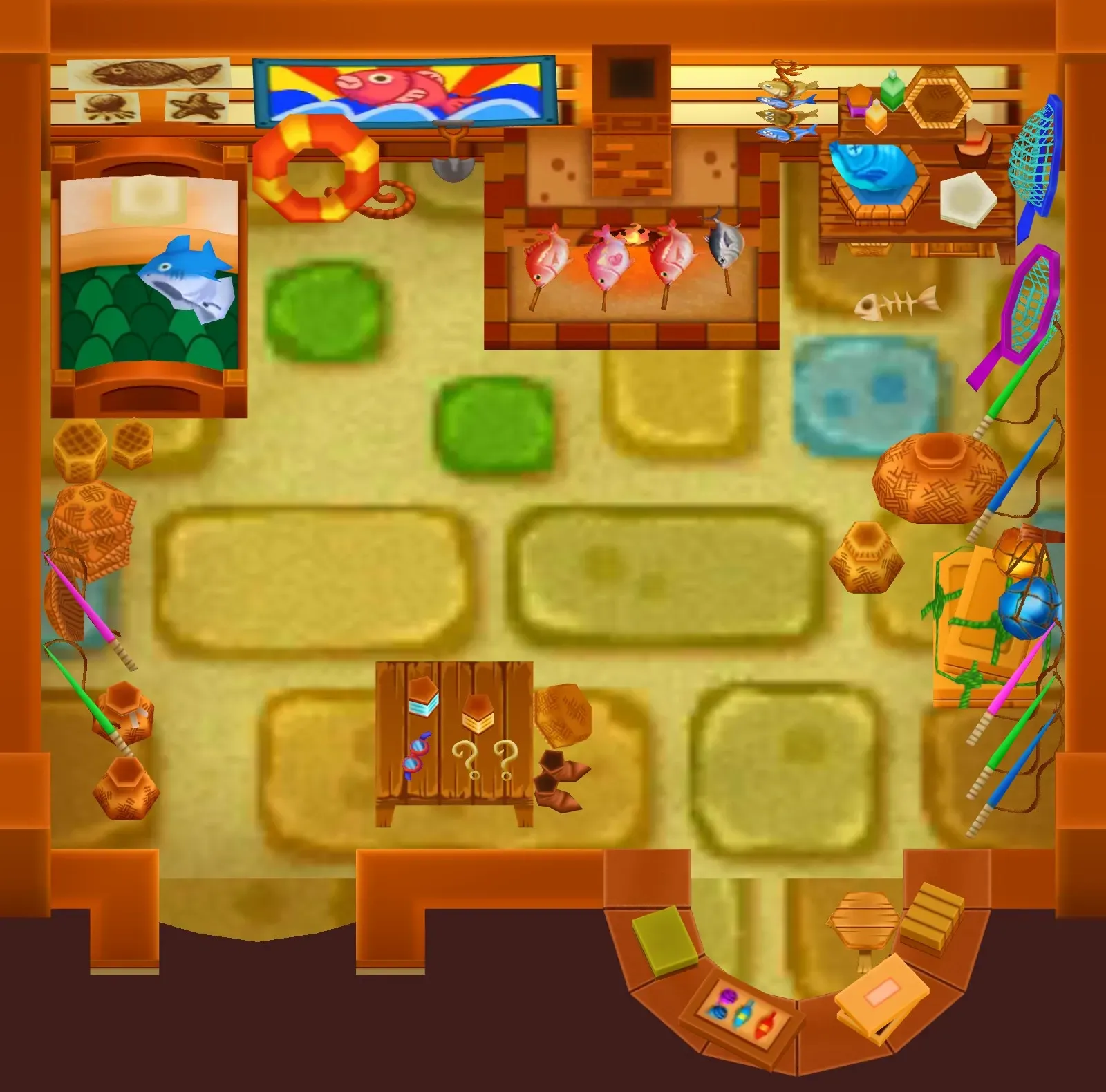 Isaac's House seen from above