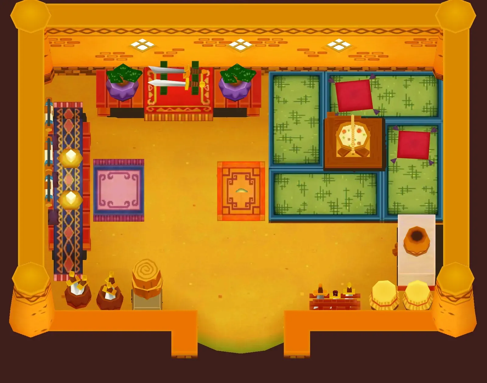 Miguel's House seen from above
