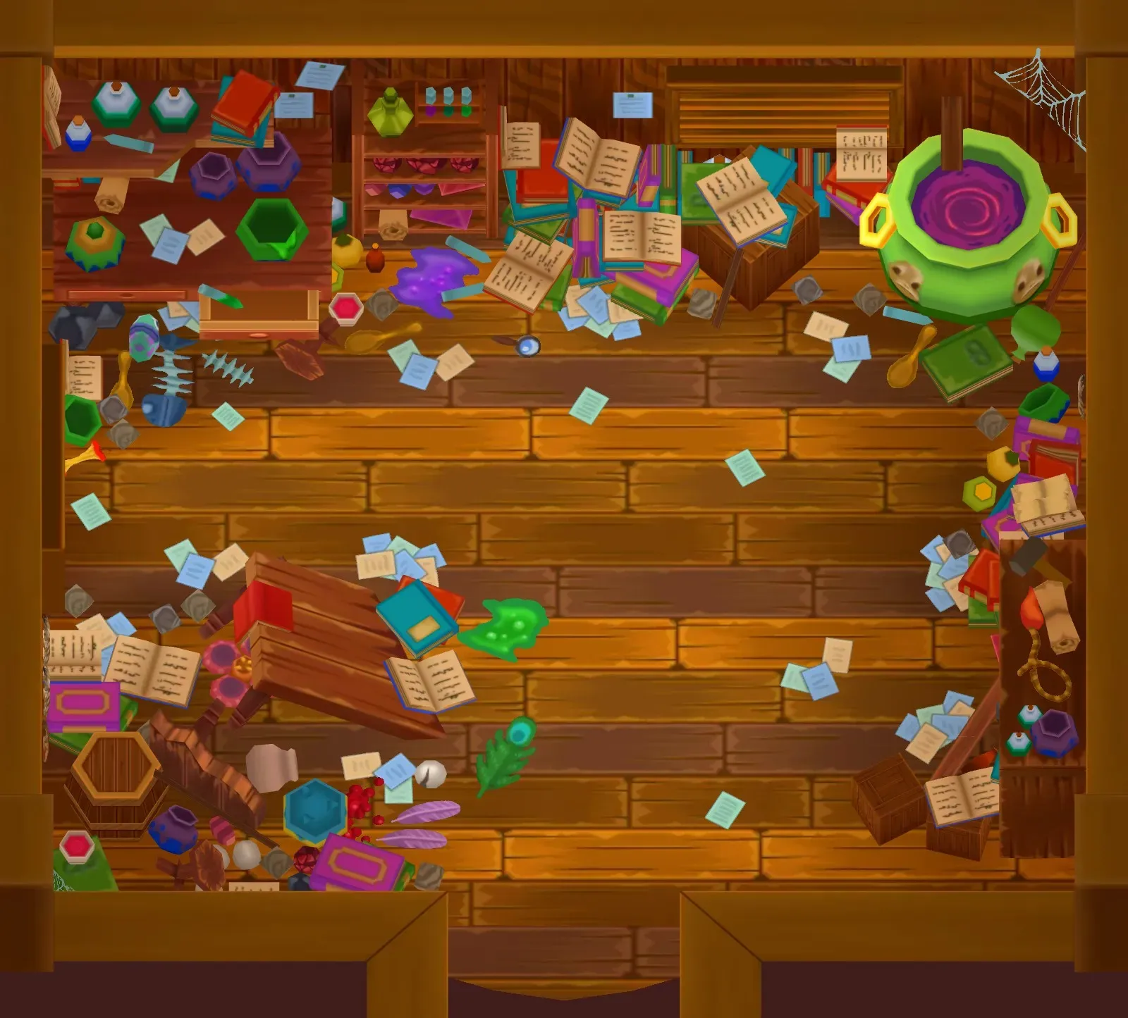 Mysterious Abandoned Shack seen from above