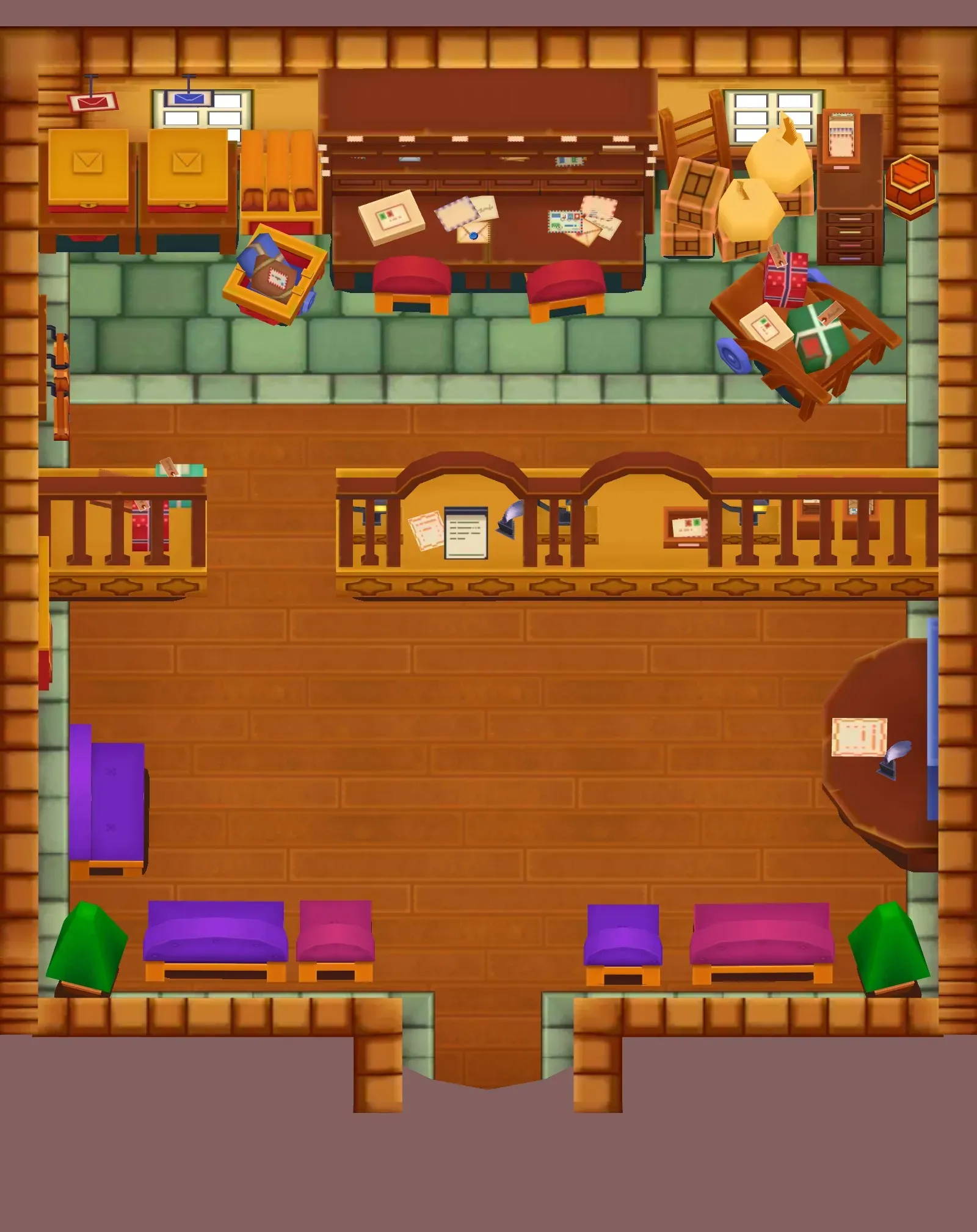 Post Office seen from above