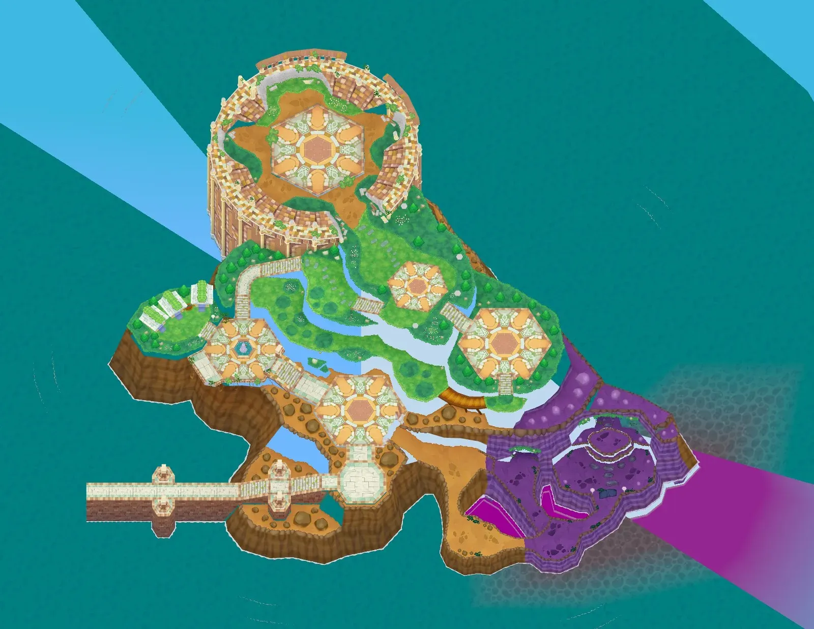 Rocky Hill Shrine seen from above