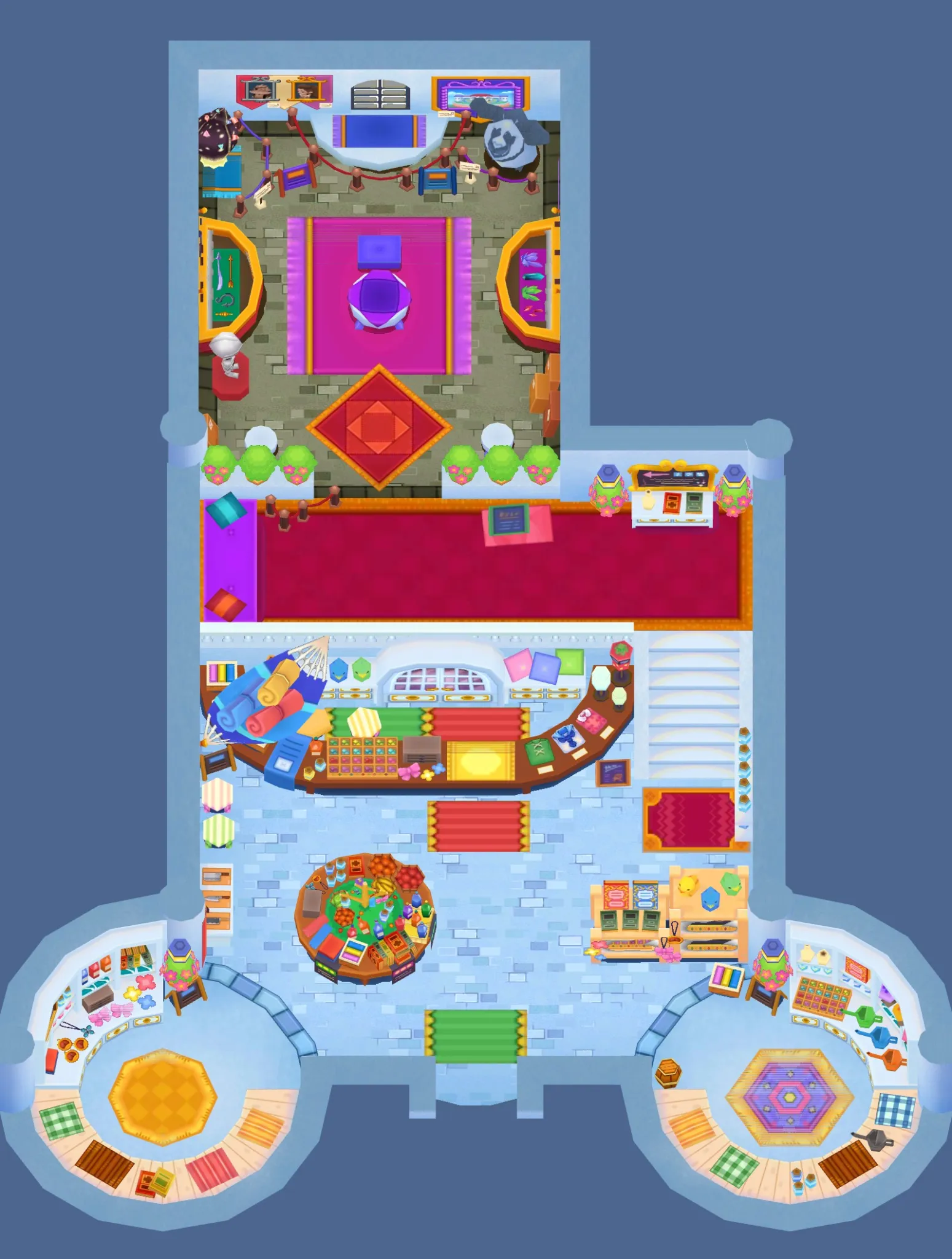 Snoot's Emporium seen from above