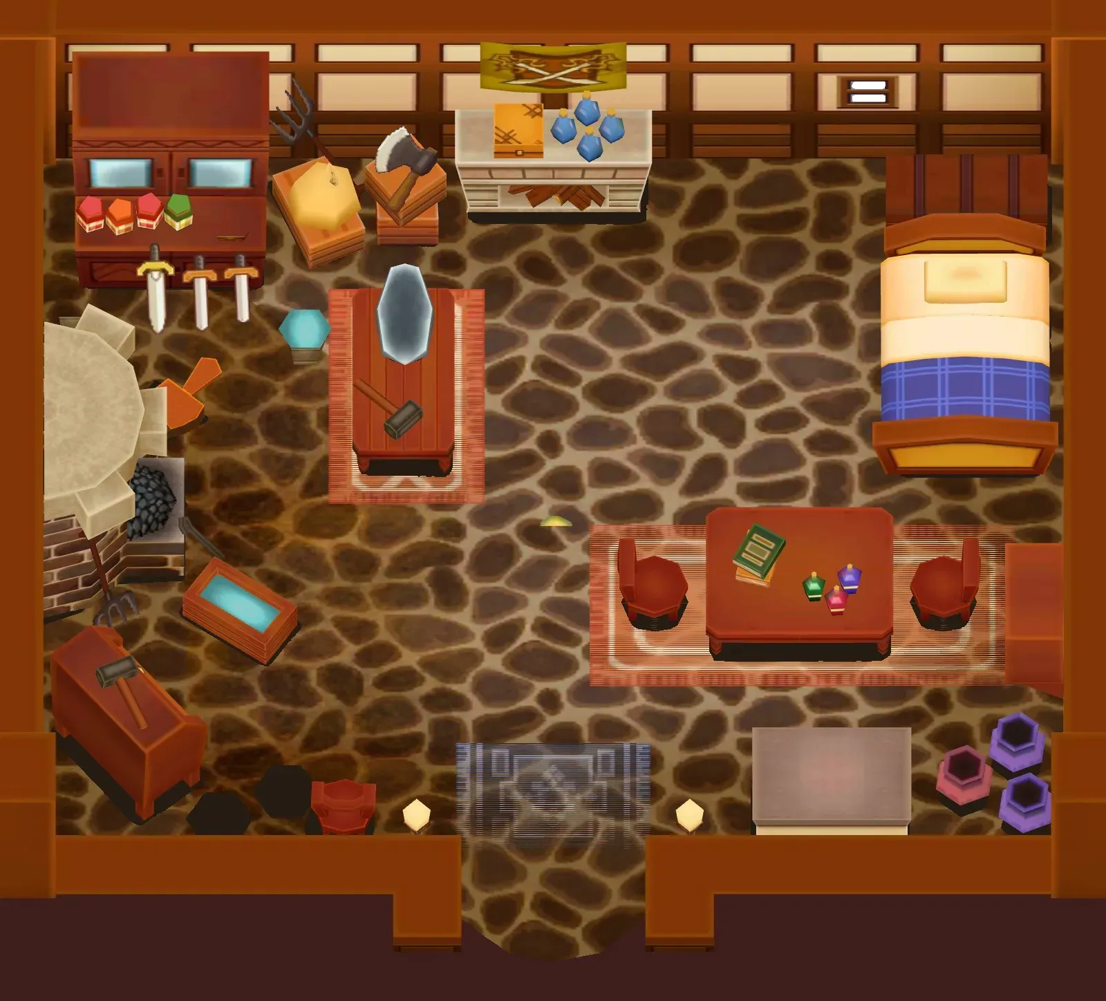 Steele's House seen from above