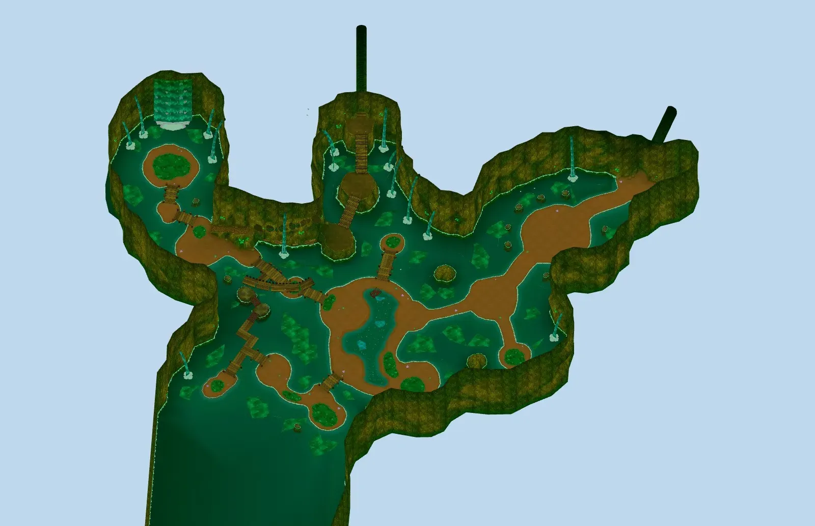 Subterranean Lake seen from above