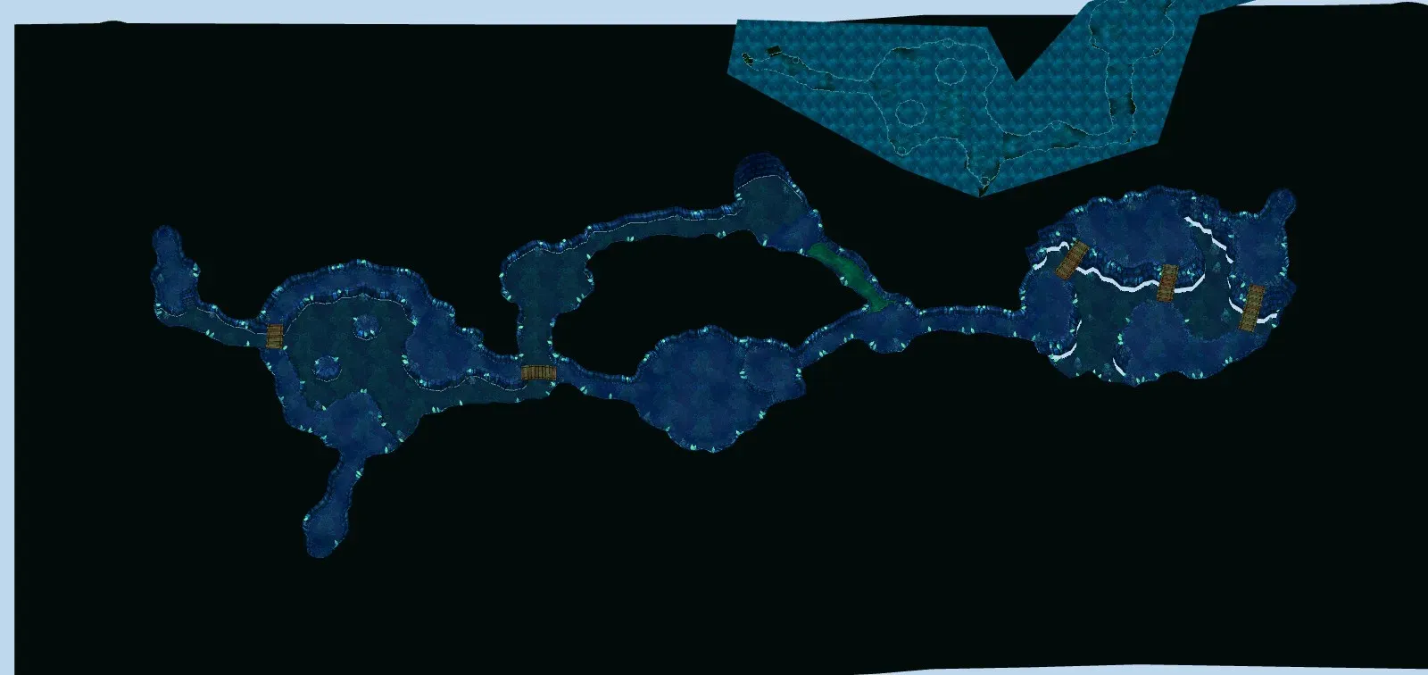 Waterfall Cave seen from above