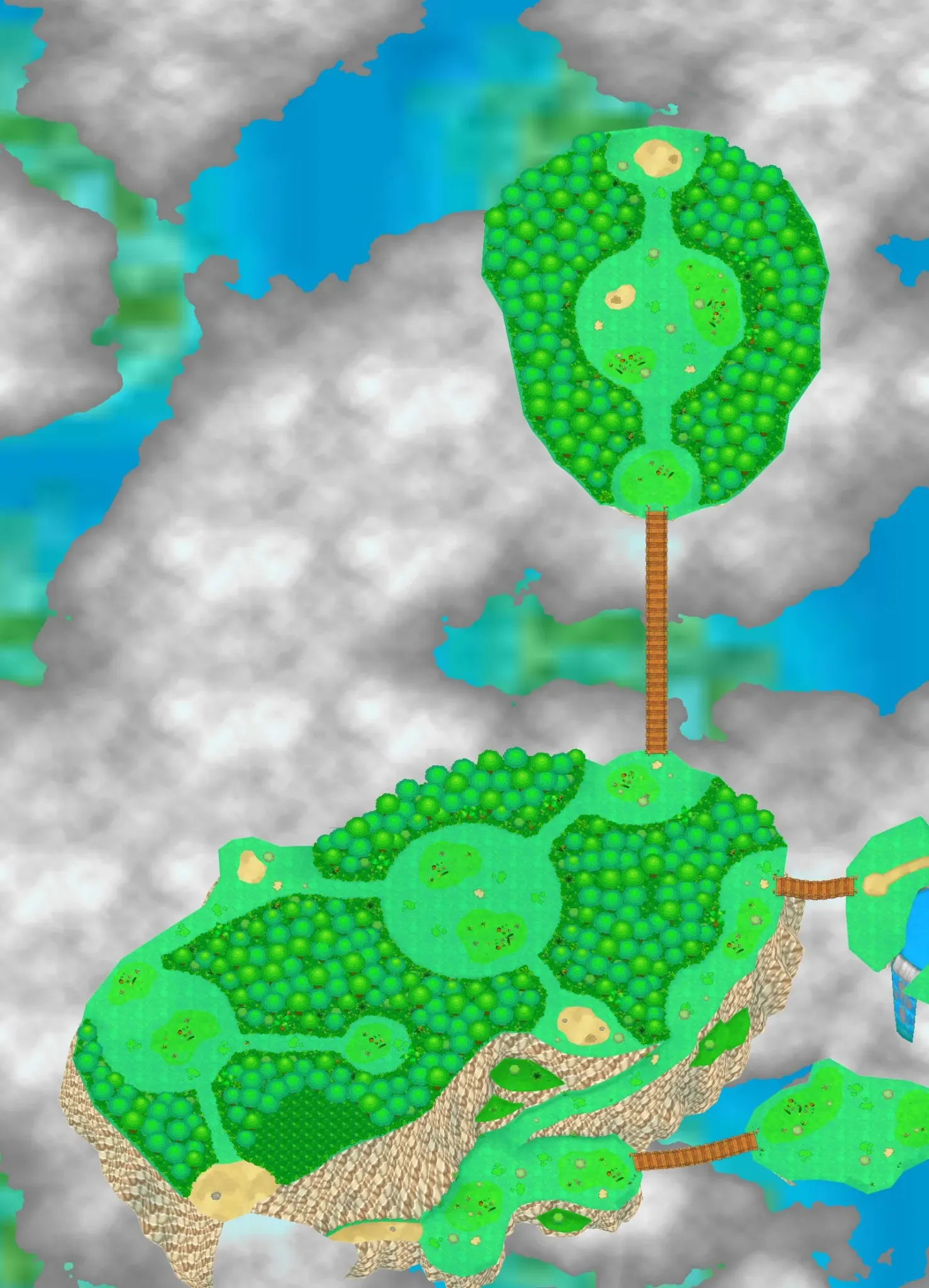 West Levitania seen from above