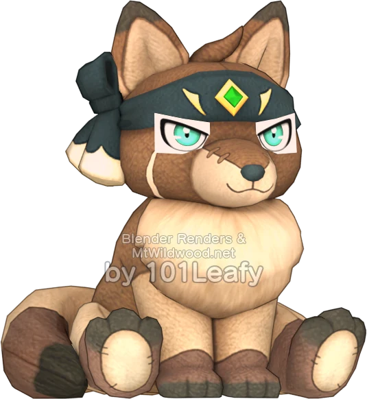 Black Wolf Doll