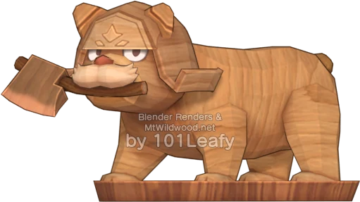 Hefty Bear Carving