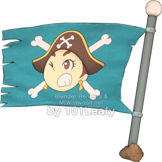 Pirate Princess Flag